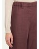 Brunello Cucinelli Elasticized Mid-Rise Linen Straight-Leg Pants - 5