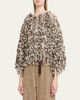 Brunello Cucinelli Embellished Curly Mohair Cape - 4