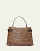 Brunello Cucinelli Essence Sparkling Leather Top-Handle Bag - 1