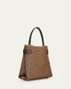 Brunello Cucinelli Essence Sparkling Leather Top-Handle Bag - 3