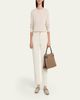 Brunello Cucinelli Essence Sparkling Leather Top-Handle Bag - 5