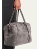 Brunello Cucinelli Explorer Suede Top-Handle Travel Bag - 2