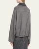 Brunello Cucinelli Fluid Double Wool Zipped Jacket - 3