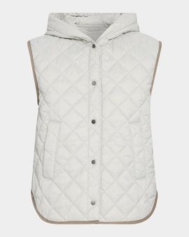 Brunello Cucinelli Hooded Quilted Outerwear Vest