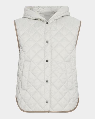 Brunello Cucinelli Hooded Quilted Outerwear Vest