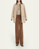 Brunello Cucinelli Leather-Collar Padded Cotton Techno Car Coat - 2