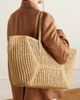 BRUNELLO CUCINELLI Leather-trimmed woven tote - 2