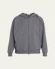 Brunello Cucinelli Light Cotton Fleece Zip Track Jacket - 1