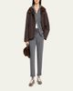 Brunello Cucinelli Light Cotton Fleece Zip Track Jacket - 2
