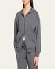 Brunello Cucinelli Light Cotton Fleece Zip Track Jacket - 4