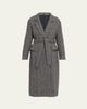 Brunello Cucinelli Macrocheck Alpaca Long Coat - 1