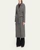 Brunello Cucinelli Macrocheck Alpaca Long Coat - 4
