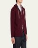 Brunello Cucinelli Men's Cashmere Knit Full-Zip Hoodie - 4