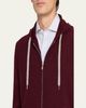 Brunello Cucinelli Men's Cashmere Knit Full-Zip Hoodie - 5