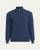 Brunello Cucinelli Men's Cashmere Mouline Quarter-Zip Sweater - 1