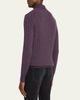 Brunello Cucinelli Men's Cashmere Rib-Knit Polo Sweater - 3