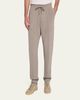 Brunello Cucinelli Men's Cashmere Rib Drawstring Sweatpants - 4