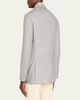 Brunello Cucinelli Men's Cavallery Silk and Cashmere Single-Breasted Sport Coat - 3