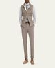 Brunello Cucinelli Men's Cotton Straight Leg Flat-Front Pants - 2
