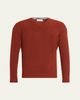 Brunello Cucinelli Men's Crewneck English Rib Cashmere Sweater - 1