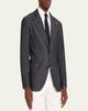 Brunello Cucinelli Men's Denim Single-Breasted Sport Coat - 4