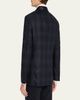 Brunello Cucinelli Men's Overplaid Satin Shawl-Lapel Tuxedo Jacket - 3
