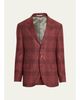 Brunello Cucinelli Men's Plaid Wool-Cashmere Single-Breasted Sport Coat - 1