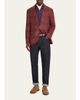 Brunello Cucinelli Men's Plaid Wool-Cashmere Single-Breasted Sport Coat - 2