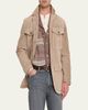 Brunello Cucinelli Men's Suede Four-Pocket Safari Jacket - 4