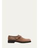 Brunello Cucinelli Men's Suede Monk Strap Derbys - 1