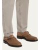 Brunello Cucinelli Men's Suede Monk Strap Derbys - 2
