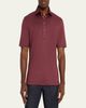 Brunello Cucinelli Men's Wool Blend Polo Shirt - 4