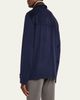 Brunello Cucinelli Men's Wool Leather-Trim Field Jacket - 3
