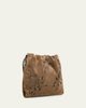 Brunello Cucinelli Mini Floral-Embroidered Suede Pouch Bag - 3