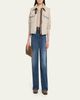 Brunello Cucinelli Mini Floral-Embroidered Suede Pouch Bag - 5
