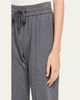 Brunello Cucinelli Monili-Trim Cotton Fleece Tapered-Leg Ankle Track Pants - 5