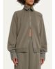 Brunello Cucinelli Monili Silk Cuffs Travel Zip-Up Jacket - 4