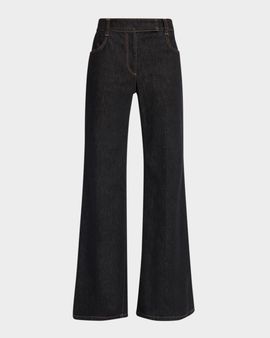 Brunello Cucinelli No Fade Stretch Denim Flared Jeans