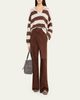 Brunello Cucinelli Paillette Striped Cashmere Sailor Sweater - 2