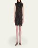 Brunello Cucinelli Sequined Boucle Knit Sleeveless Mini Dress - 2