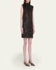 Brunello Cucinelli Sequined Boucle Knit Sleeveless Mini Dress - 4