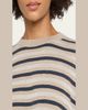 Brunello Cucinelli Shimmering Striped Wool-Cashmere Crop Sweater - 5