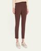Brunello Cucinelli Silk Crepe Slim-Leg Ankle Pull-On Pants - 4