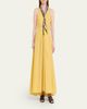 Brunello Cucinelli Sleeveless Belted Cotton Techno Poplin Midi Dress - 2