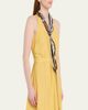 Brunello Cucinelli Sleeveless Belted Cotton Techno Poplin Midi Dress - 3