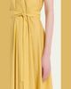 Brunello Cucinelli Sleeveless Belted Cotton Techno Poplin Midi Dress - 5