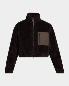 Brunello Cucinelli Sparkling Teddy Crop Jacket