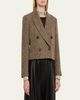 Brunello Cucinelli Sparkling Wool Herringbone Blazer - 4