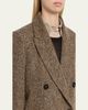 Brunello Cucinelli Sparkling Wool Herringbone Blazer - 5