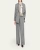 Brunello Cucinelli Sparkling Wool Herringbone Trousers - 2